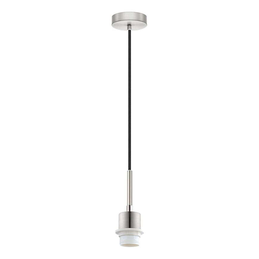 Brilagi - LED полилей на кабел NUBILA 1xE27/60W/230V, диаметър 14 см, черен/помпейски червен