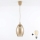 Brilagi - LED висящ полилей на кабел RETRO GLASS 1xE27/60W/230V Ø 17 cm бежов/опушено бежово