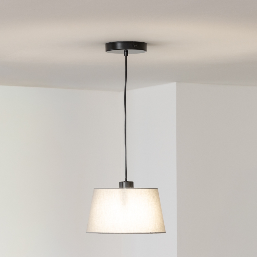 Brilagi - LED висяща лампа на кабел CERIA 1xE27/40W/230V Ø25 см сива