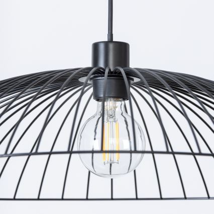 Brilagi - LED висяща лампа на кабел CERIA WIRE 1xE27/40W/230V, Ø 60 см, черна