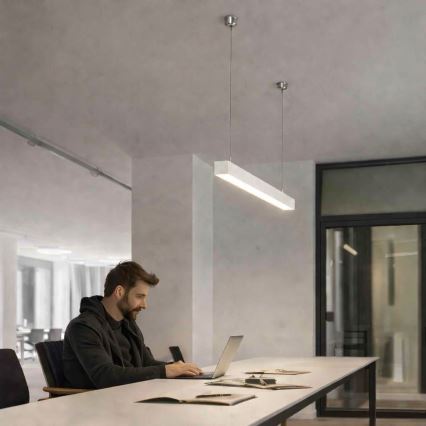 Brilagi - LED висящо осветително тяло FULLDAY LED/10/15/20W/230V 2700/4000/6000K 60 см бяло