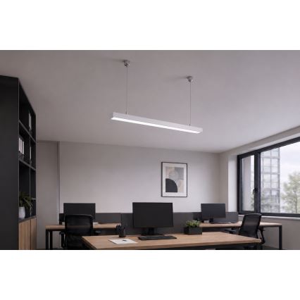 Brilagi - LED висящо осветително тяло FULLDAY LED/20/30/40W/230V 2700/4000/6000K 120 cm бяло
