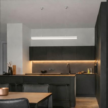 Brilagi - LED висящо осветително тяло FULLDAY LED/20/30/40W/230V 2700/4000/6000K 120 cm бяло