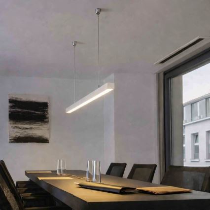 Brilagi - LED висящо осветително тяло FULLDAY LED/20/30/40W/230V 2700/4000/6000K 120 cm бяло