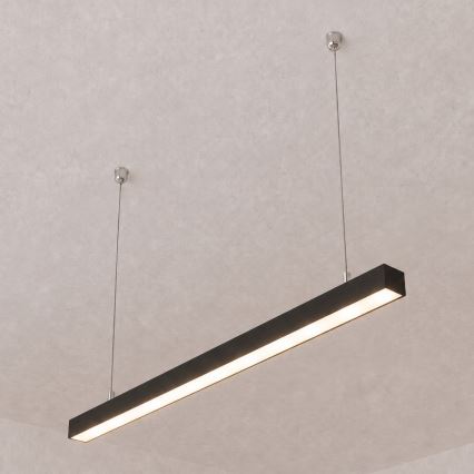 Brilagi - LED висящо осветително тяло FULLDAY LED/20/30/40W/230V 2700/4000/6000K 120 cm черно