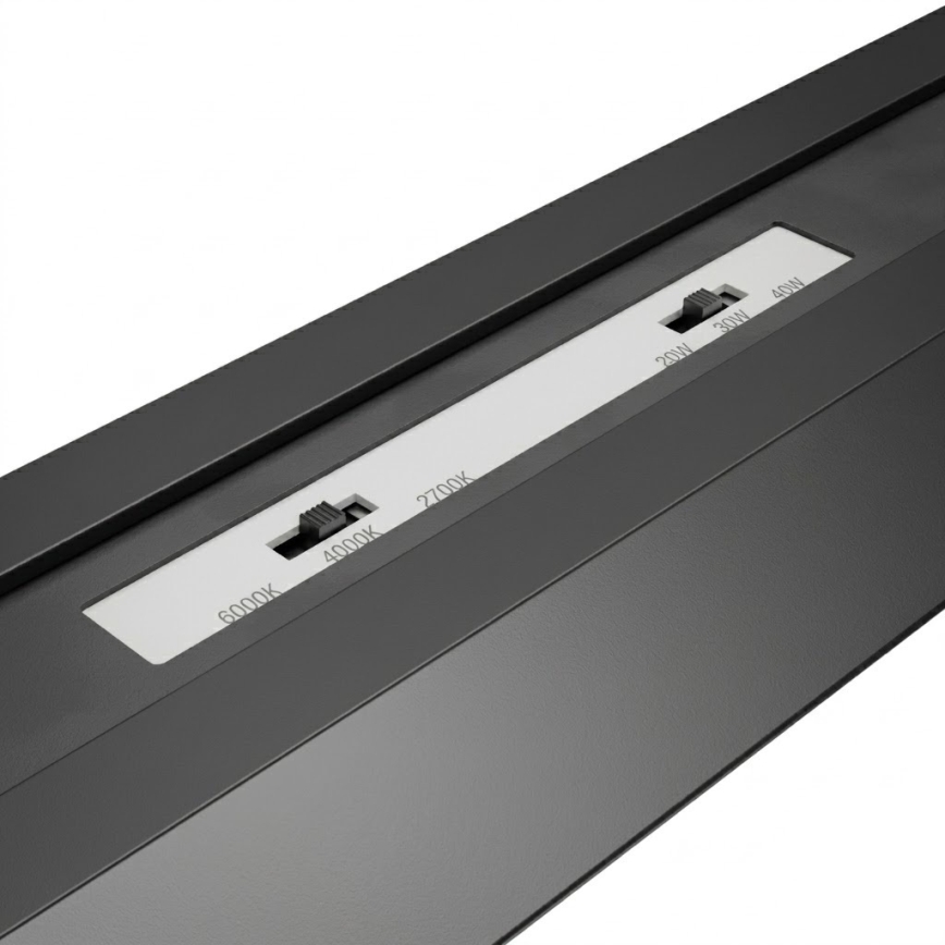 Brilagi - LED висящо осветително тяло FULLDAY LED/20/30/40W/230V 2700/4000/6000K 120 cm черно