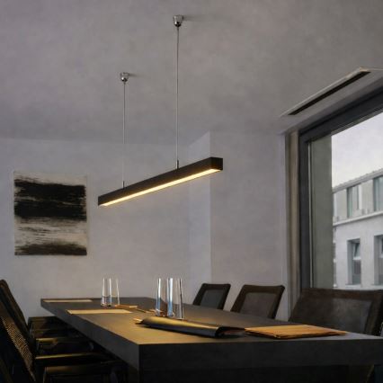 Brilagi - LED висящо осветително тяло FULLDAY LED/20/30/40W/230V 2700/4000/6000K 120 cm черно