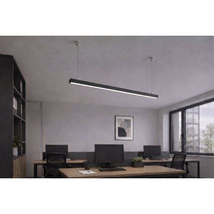 Brilagi - LED висящо осветително тяло FULLDAY LED/20/30/40W/230V 2700/4000/6000K 120 cm черно