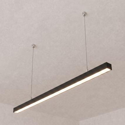 Brilagi - LED висящо осветително тяло FULLDAY LED/30/40/50W/230V 2700/4000/6000K 150 cm черно