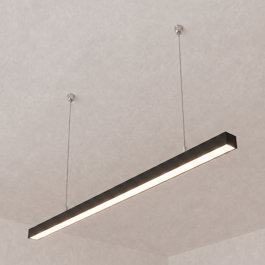 Brilagi - LED висящо осветително тяло FULLDAY LED/30/40/50W/230V 2700/4000/6000K 150 cm черно