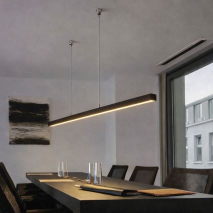 Brilagi - LED висящо осветително тяло FULLDAY LED/30/40/50W/230V 2700/4000/6000K 150 cm черно
