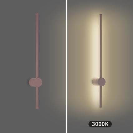 Brilagi - LED външен стенен осветител AURA LED/12W/230V 3000K IP54 65 cm кафяв CRI 90