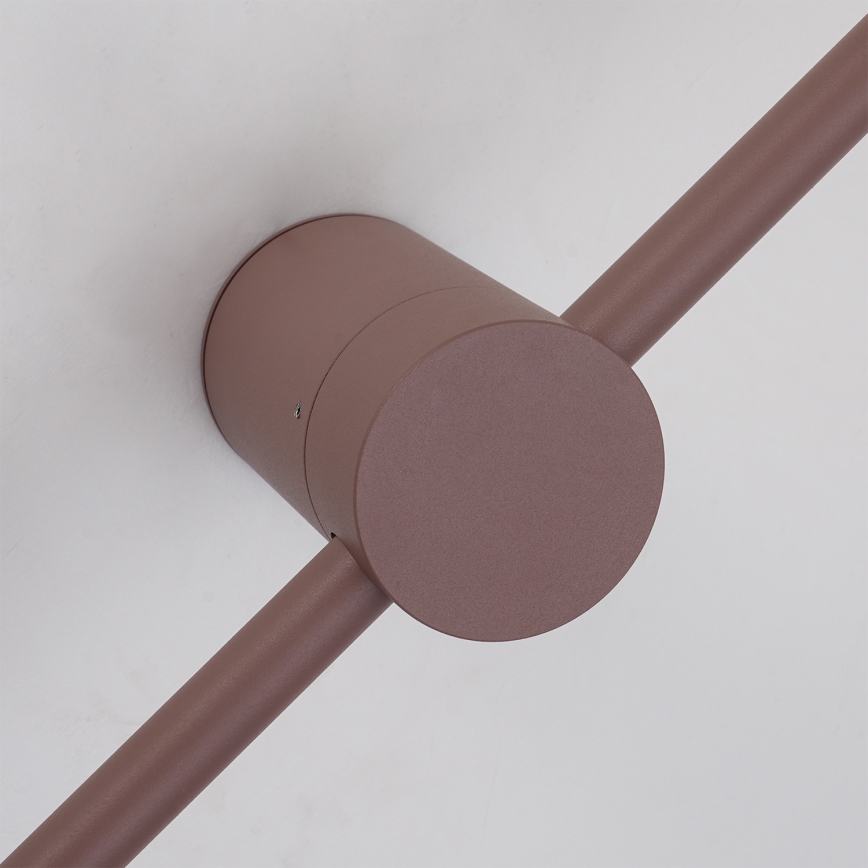 Brilagi - LED външен стенен осветител AURA LED/12W/230V 3000K IP54 65 cm кафяв CRI 90