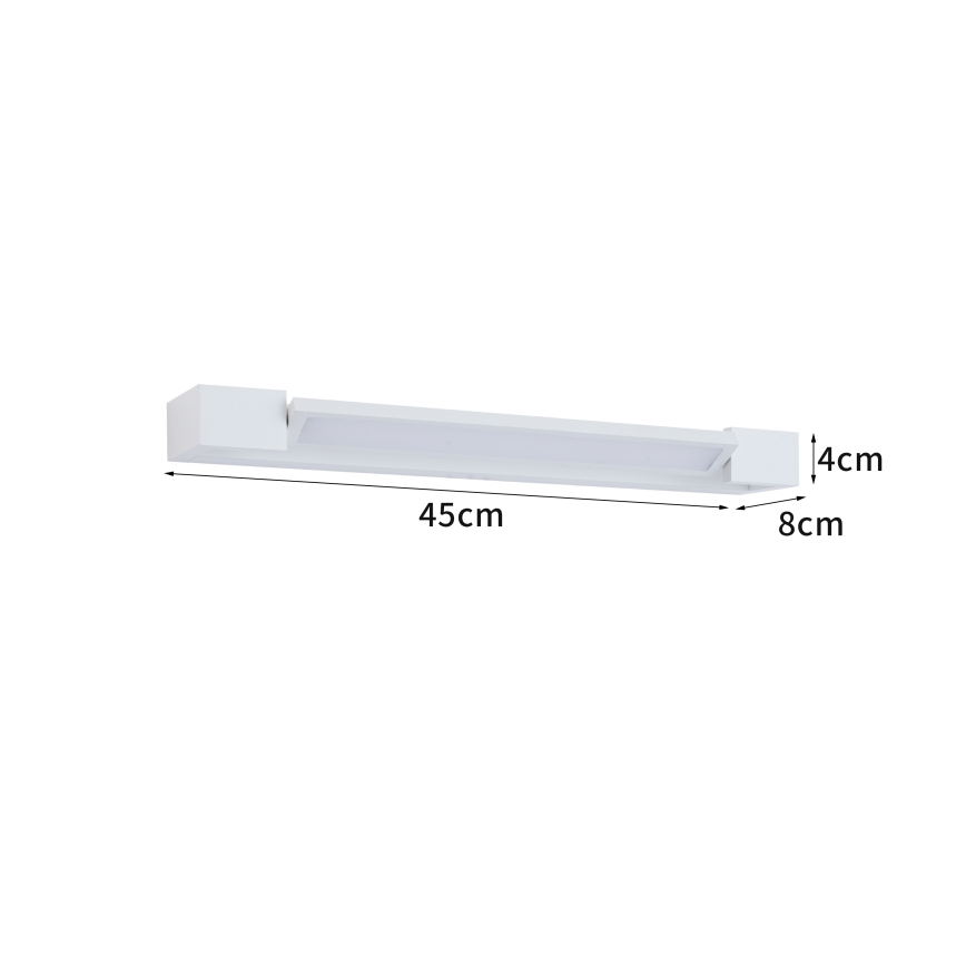 BRILAGI - LED външно стенно осветително тяло AQUA LINE LED/12W/230V 45 cm IP44 бяло CRI 90