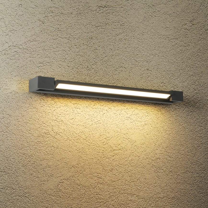 Brilagi - LED външен стенен осветител AQUA LINE LED/18W/230V 60 cm IP44 антрацит CRI 90