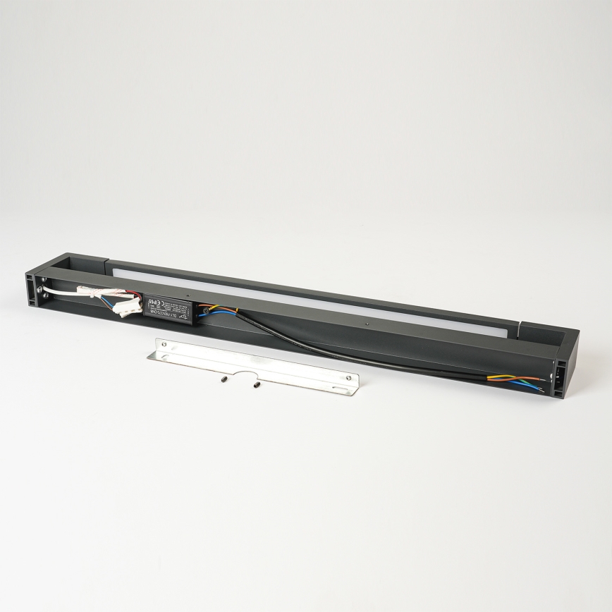 Brilagi - LED външен стенен осветител AQUA LINE LED/18W/230V 60 cm IP44 антрацит CRI 90