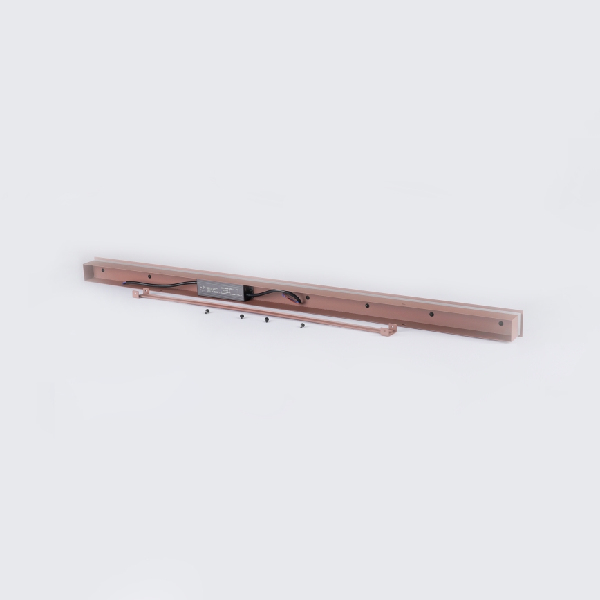 Brilagi - LED външен стенен осветител LINEAR LED/22W/230V 3000K IP65 100 см кафяв CRI 90