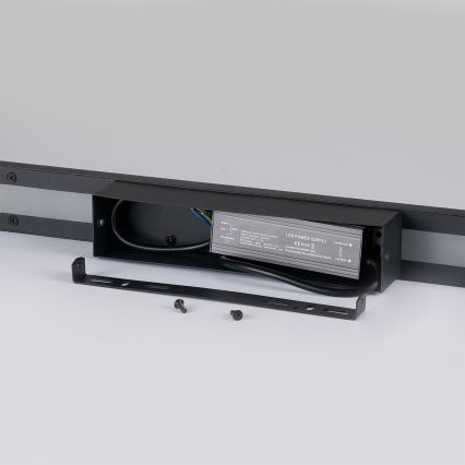 Brilagi - LED външно стенно осветително тяло LUNA LED/30W/230V 3000K IP65 150 cm черно CRI 90