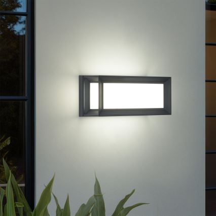 Brilagi - LED външно стенно осветително тяло с сензор PARKER LED/12W/230V антрацит IP44