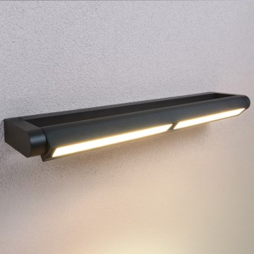 BRILAGI - LED Външен стенен осветител за фасада SALERNO LED/24W/230V 66 cm черен IP65
