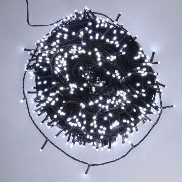 BRILAGI - LED Външен коледен гирлянд 1000xLED/8 функции 105 m IP44 студено бяло