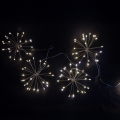 Brilagi - LED външен коледен гирлянд 150 LED, 5 m, IP44, студено бяло, ефект фойерверк