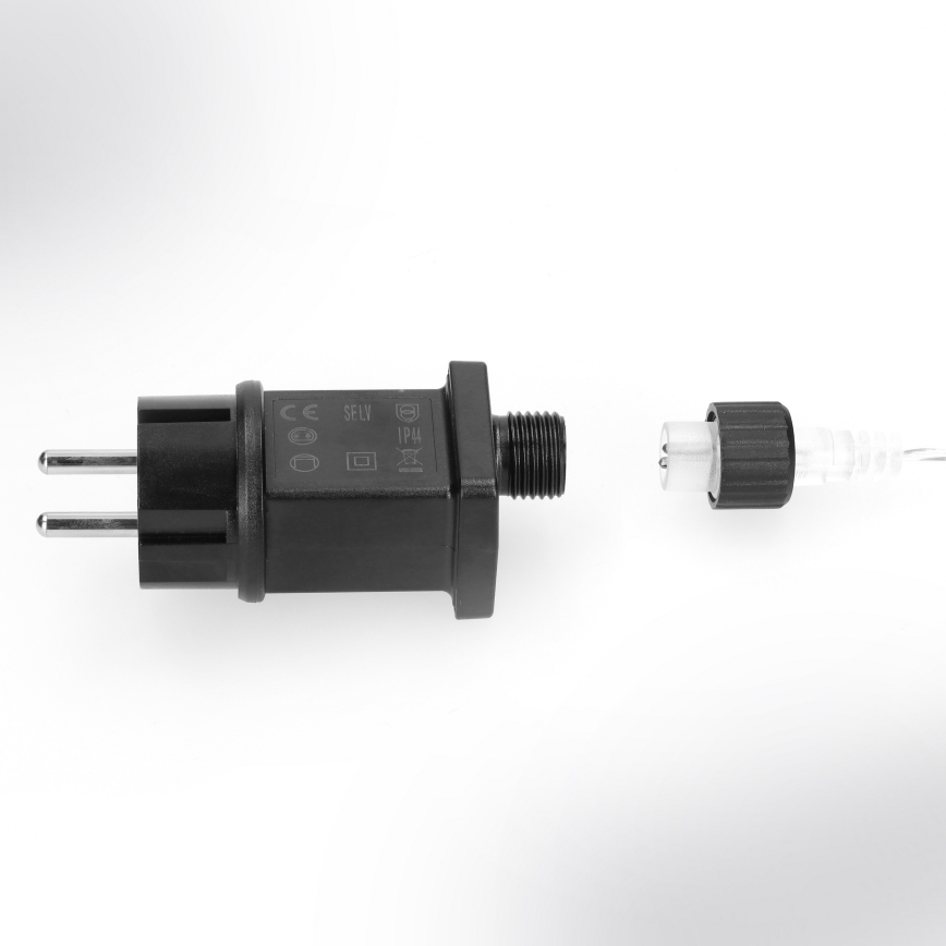 Brilagi - LED външен коледен гирлянд 150 LED, 5 m, IP44, студено бяло, ефект фойерверк