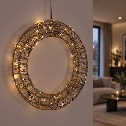 BRILAGI - LED Външен коледен венец LED/3,3W/230V IP44 Ø 48 см