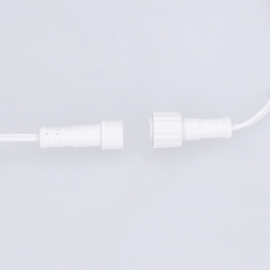 Brilagi - LED външна декоративна гирлянда GIRLANDA 10xE12/0,6W/230V 8m бяла IP44 топло бяло