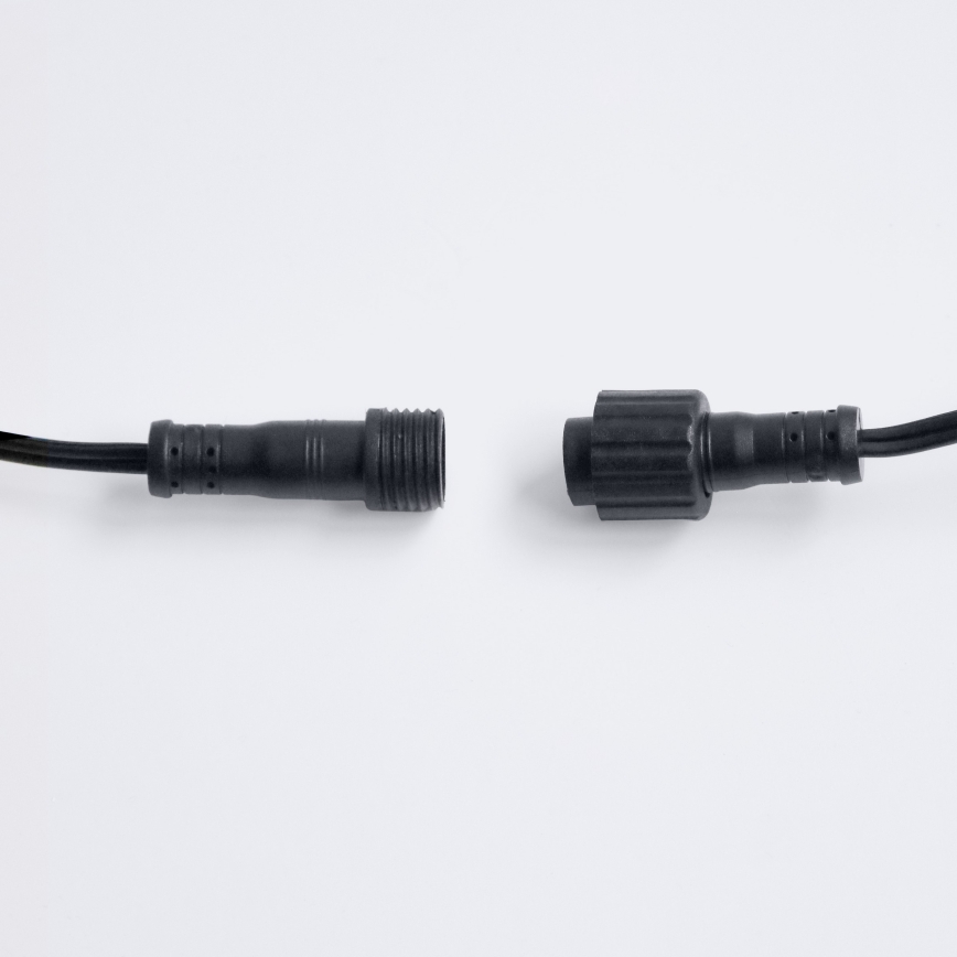 BRILAGI - LED външна декоративна гирлянда GIRLANDA 18xE12/0,6W/230V 13m черна IP44 топла бяла
