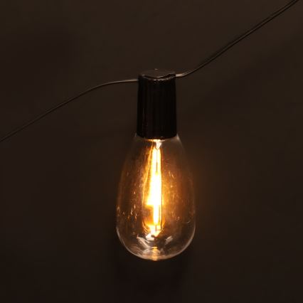 Brilagi - LED външна гирлянда 10xLED/3xAA 3,2m IP44 топла бяла