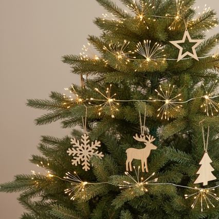 Brilagi - LED външна гирлянда 150xLED 5m IP44 топла бяла ефект фойерверк