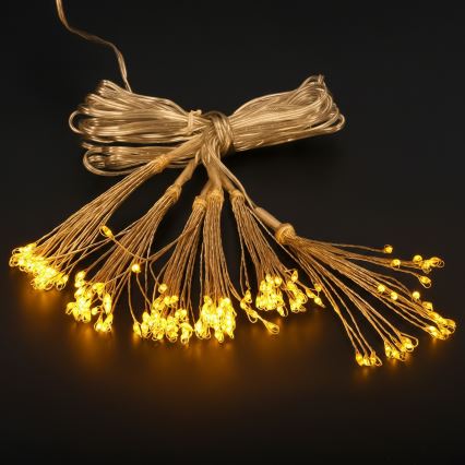 Brilagi - LED външна гирлянда 150xLED 5m IP44 топла бяла ефект фойерверк