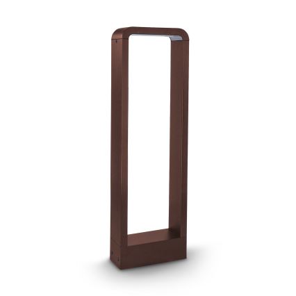 Brilagi - LED външна лампа BARI, 7W, 230V, 3000/4000/6000K, кафява, IP54, 50 см