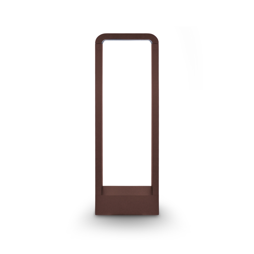 Brilagi - LED външна лампа BARI, 7W, 230V, 3000/4000/6000K, кафява, IP54, 50 см