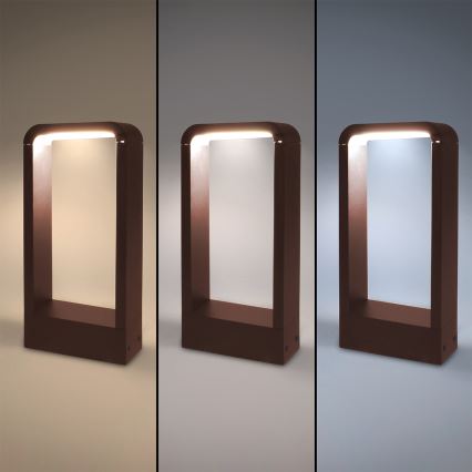 Brilagi - LED външна лампа BARI LED/7W/230V 3000/4000/6000K кафява IP54 30 cm