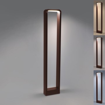 Brilagi - LED външна лампа BARI LED/7W/230V 3000/4000/6000K кафява IP54 80 см