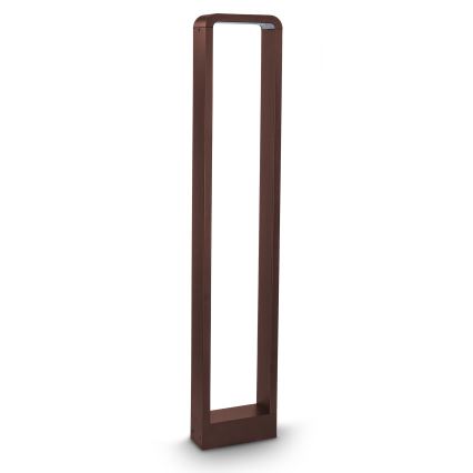 Brilagi - LED външна лампа BARI LED/7W/230V 3000/4000/6000K кафява IP54 80 см