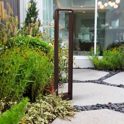 Brilagi - LED външна лампа BARI LED/7W/230V 3000/4000/6000K кафява IP54 80 см