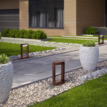 Brilagi - LED външна лампа CROTONE LED/7W/230V кафява IP54 30 см