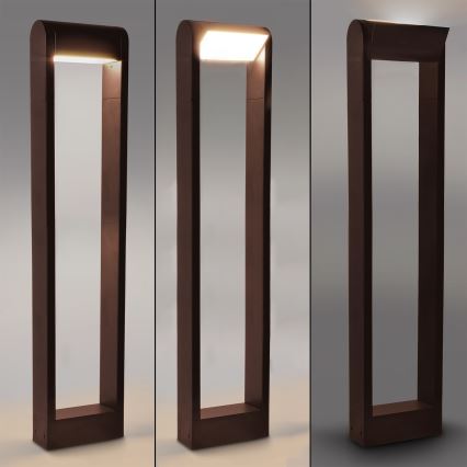 Brilagi - LED външна лампа CROTONE LED/7W/230V кафява IP54 80 см