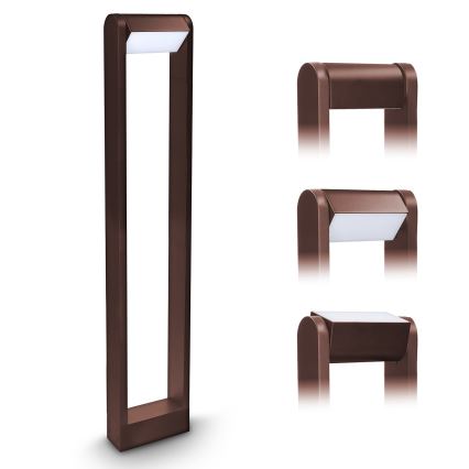 Brilagi - LED външна лампа CROTONE LED/7W/230V кафява IP54 80 см