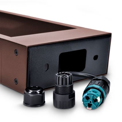 Brilagi - LED външна лампа CROTONE LED/7W/230V кафява IP54 80 см