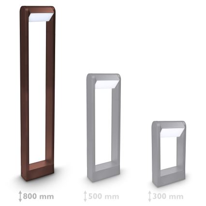 Brilagi - LED външна лампа CROTONE LED/7W/230V кафява IP54 80 см