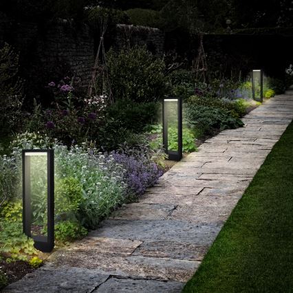 Brilagi - LED външна лампа RAGUSA LED/7W/230V 3000/4000/6000K черна IP54 50 см