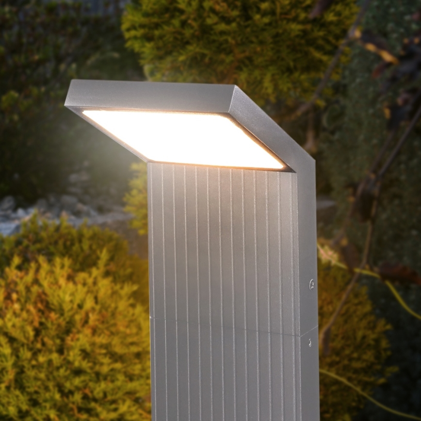Brilagi - LED външна лампа RIANO LED/8W/230V сребърна IP65