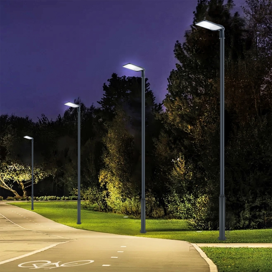 Brilagi - LED външна улична лампа със стълб и шарнир 5 m URBANLIGHT LED/200W/230V антрацит IP65