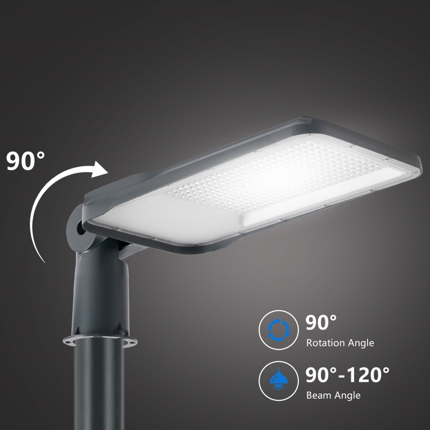 Brilagi - LED външна улична лампа със стълб и шарнир 5 m URBANLIGHT LED/200W/230V антрацит IP65