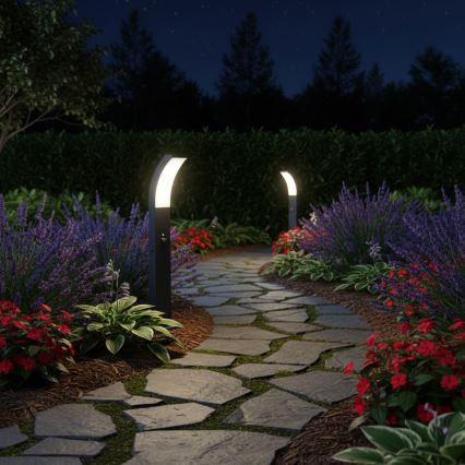 Brilagi - LED външна лампа със сензор ARCELO LED/9W/230V 50 см IP44