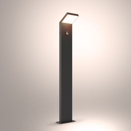 Brilagi - LED външна лампа със сензор RIANO LED/8W/230V антрацит IP65